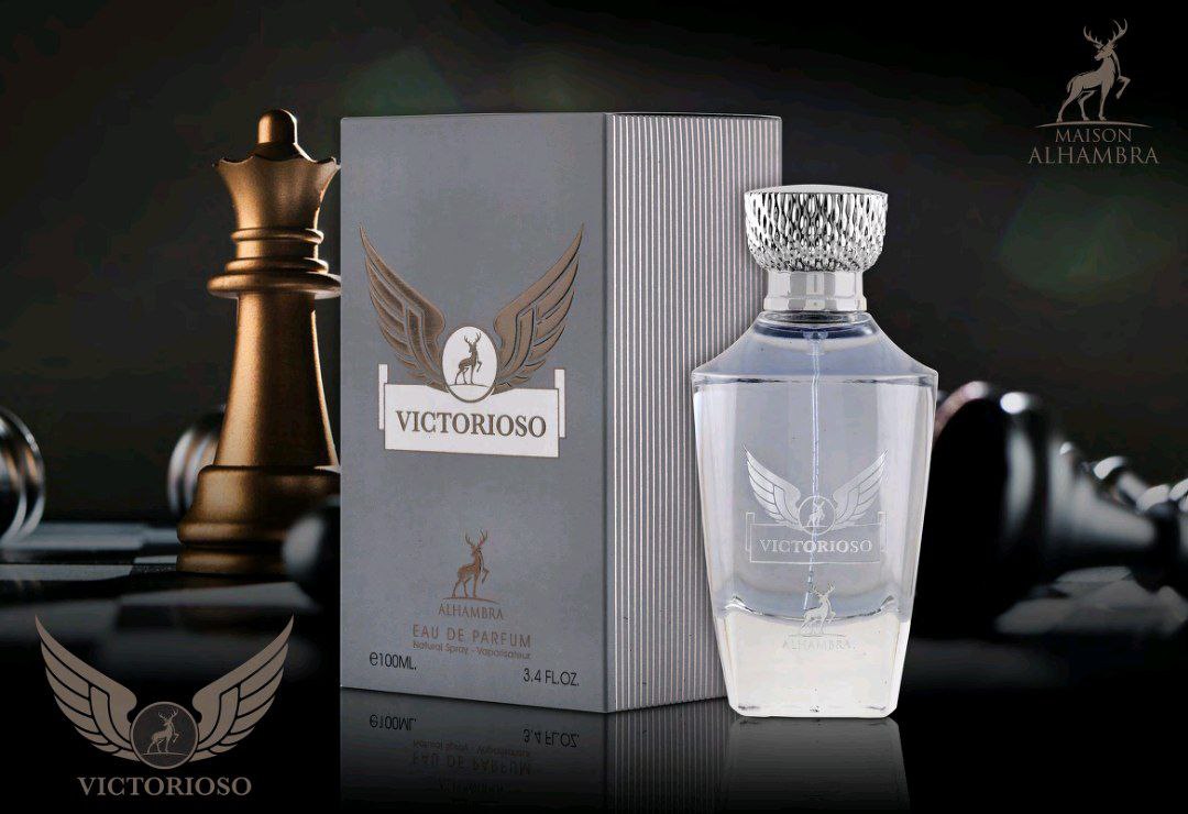 عطر و ادکلن VICTORIOSOویکتوریوسو مشابه اینکتوس پاکروبان از شرکت الحمبرا حجم 100ml