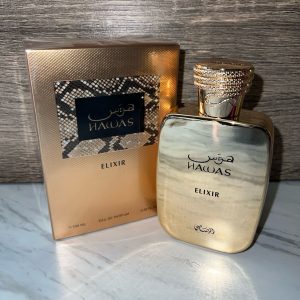 عطر و ادکلن HAWAS ELIXIR هوس الکسیر مشابه ژان پول گوتیه له میل الکسیر از شرکت رصاصی حجم100ml