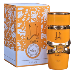 عطر و ادکلنYARA tousیارا توس نارنجی از شرکت لطافه حجم 100ml