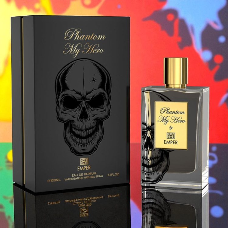 عطر و ادکلن Phantom My Hero فانتوم مای هیرو از شرکت امپر مشابه بوی بلک فانتوم بای کیلیان حجم 100ml