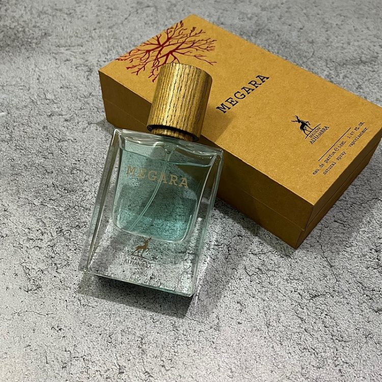 عطر و ادکلن MEGARA مگارا از شرکت الحمبرا مشابه بوی مگاماره اورتو پاریسی حجم 50ml