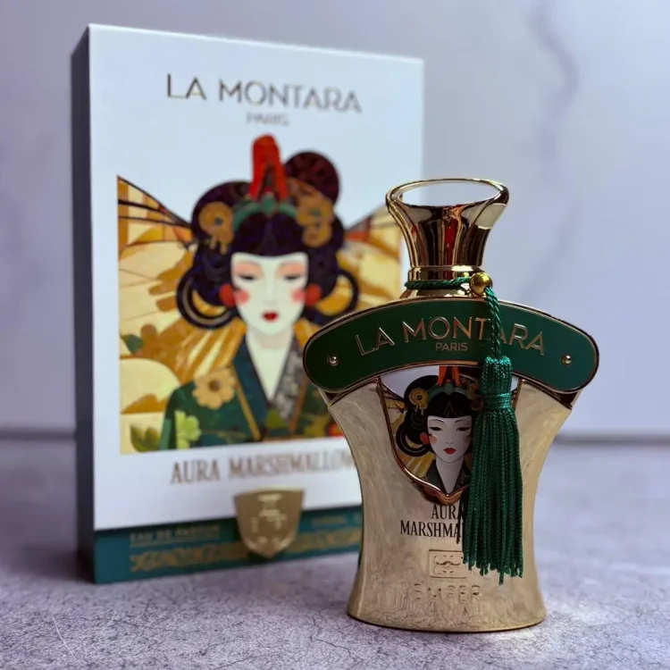 عطر و ادکلن LA MONTARA Aura Marshmallow  لامونتارا اورا مارشمالو از شرکت امپر مشابه بوی اربا پورا زرجف حجم 100ml