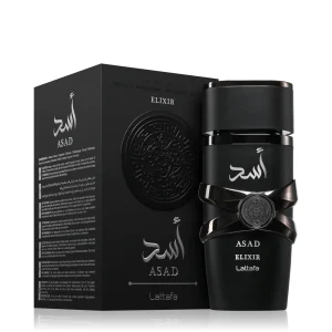 عطر و ادکلن ASAD ELIXIR (New) اسد الکسیر از شرکت لطافه مشابه هوگو باس باتلد ابسولو حجم 100ml