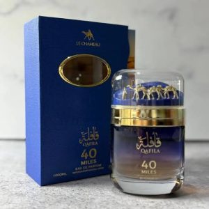 عطر و ادکلن QAFILA 40 MILES قافله آبی از شرکت له شام حجم Original 100ml
