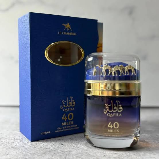 عطر و ادکلن QAFILA 40 MILES قافله آبی از شرکت له شام حجم Original 100ml