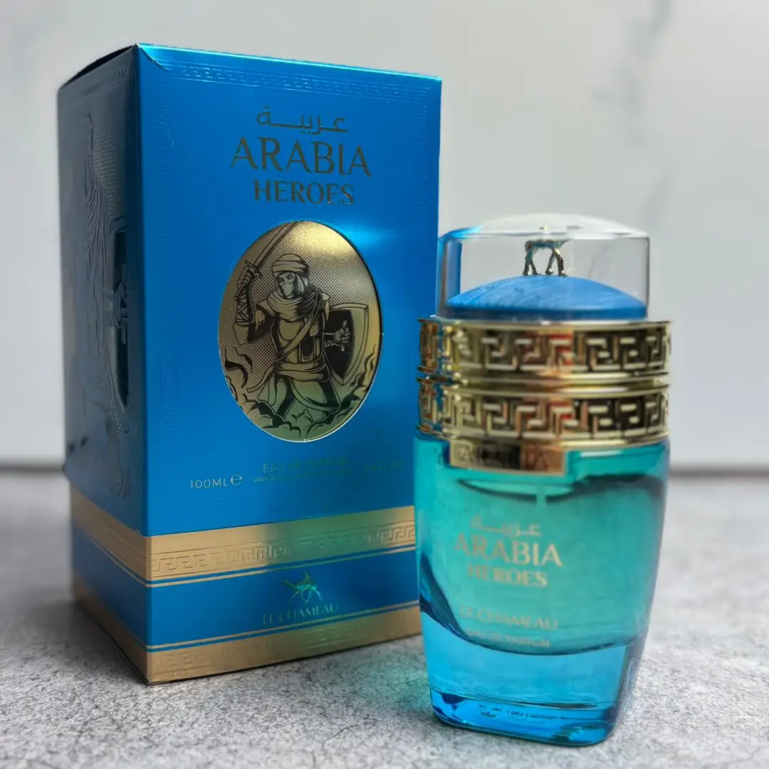 عطر و ادکلن ARABIA HEROES عربیا هروس از شرکت له شامو مشابه با کیفیت ورساچه اروس حجم 100ml عطر و ادکلن ARABIA HEROES عربیا هروس از شرکت له شامو مشابه با کیفیت ورساچه اروس حجم 100ml