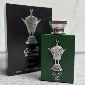 عطر و ادکلن Al Areeq Silver العریق سیلور از شرکت لطافه بهترین  مشابه بوی مارلی هالتان حجم 100ml