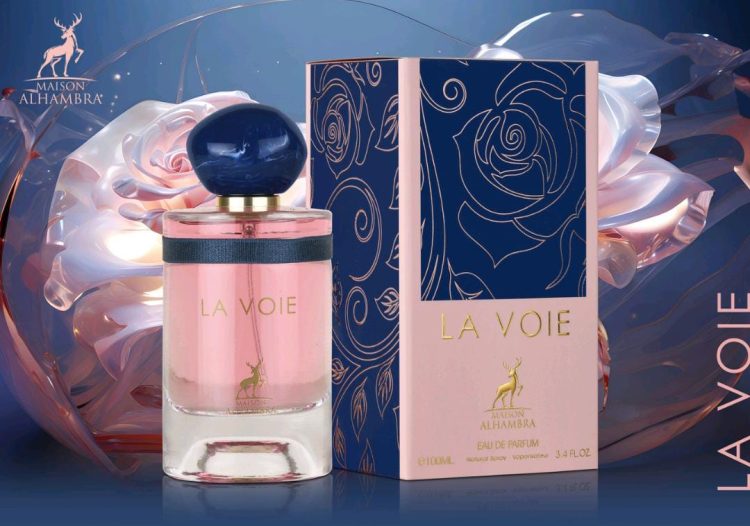 عطر و ادکلن LO VOIE لا وی از شرکت الحمبرا مشابه بوی جورجیو آرمانی مای وی حجم 100ml