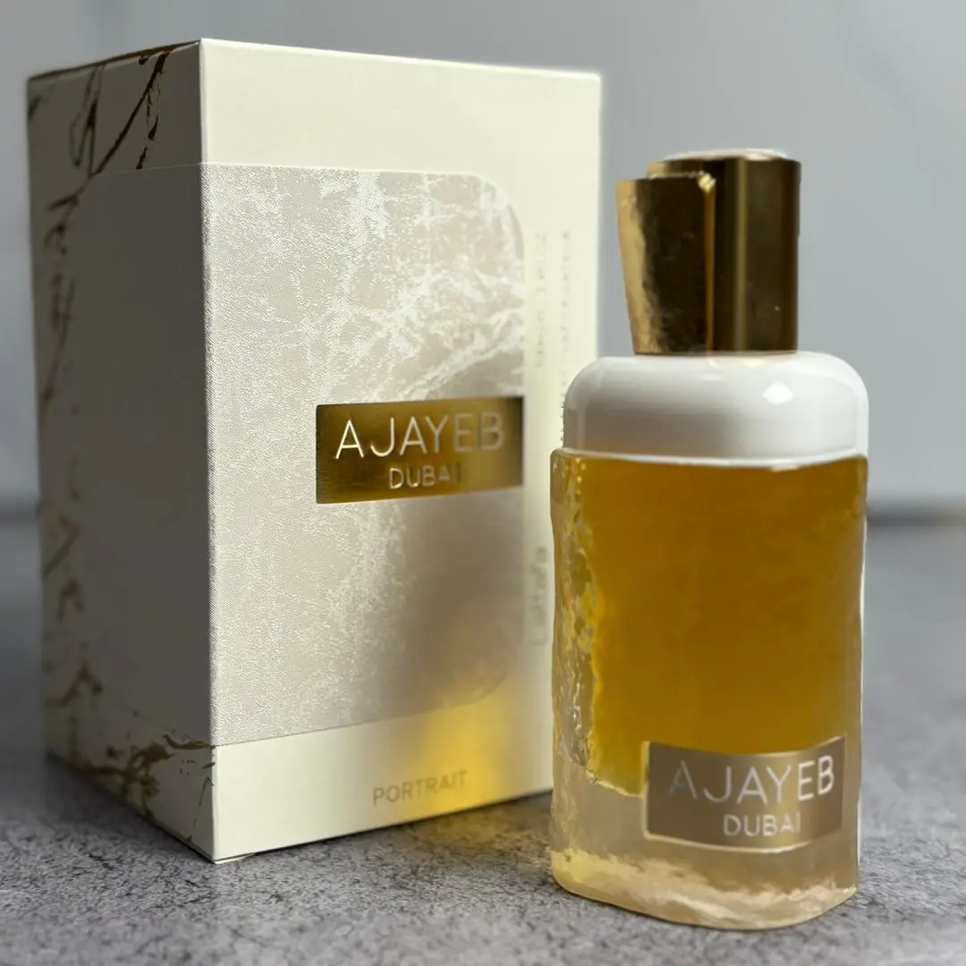 عطر و ادکلن AJAYEB DUBAI عجایب دبی سفید از شرکت لطافه مشابه بوی استفان هامبرت لوکاس 777 سولیل د جده مانگو کیس حجم 100ml عطر و ادکلن AJAYEB DUBAI عجایب دبی سفید از شرکت لطافه مشابه بوی استفان هامبرت لوکاس 777 سولیل د جده مانگو کیس حجم 100ml