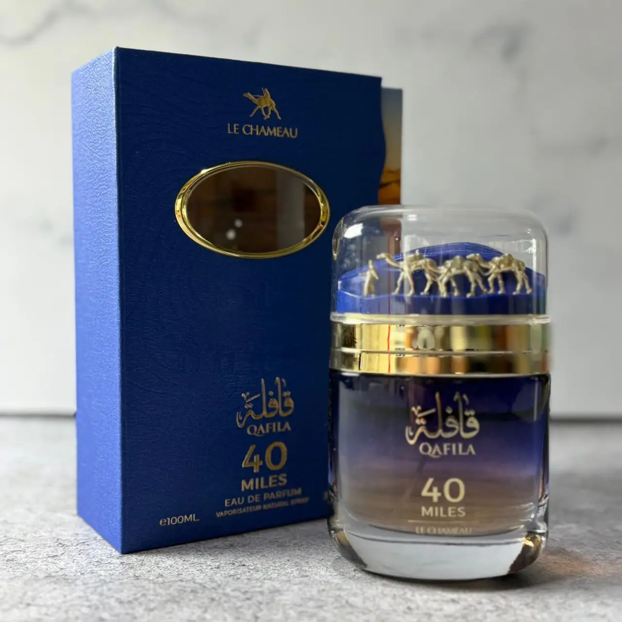 عطر و ادکلن QAFILA 40 MILES قافله آبی از شرکت له شامو مشابه بوی بلو د شنل حجم 100ml عطر و ادکلن QAFILA 40 MILES قافله آبی از شرکت له شامو مشابه بوی بلو د شنل حجم 100ml