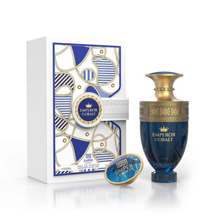 عطر و ادکلن EMPEROR COBALT امپرور کوبالت از شرکت امپر مشابه بوی ژان پول گوتیه له بو له پارفوم حجم 100ml