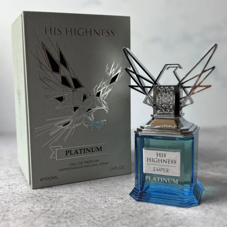 عطر و ادکلن HIS HIGHNESS PLATINUMهیز هایگنس پلاتینیوم از شرکت امپر مشابه بوی عالی اینوکتوس پاکروابان حجم100ml