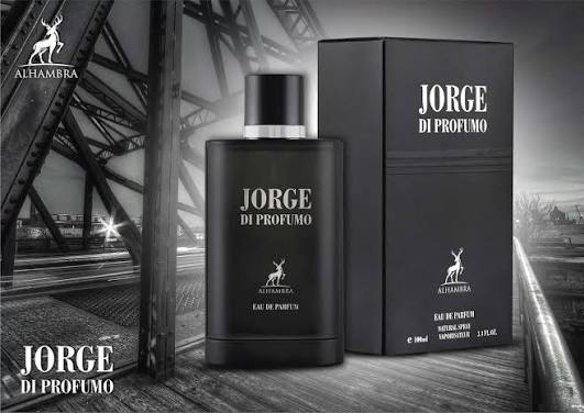 عطر و ادکلن JORGE DI PROFUMO جورج دی پروفومو از شرکت الحمبرا مشابه جورجیو آرمانی اکوا د جیو پرفومو