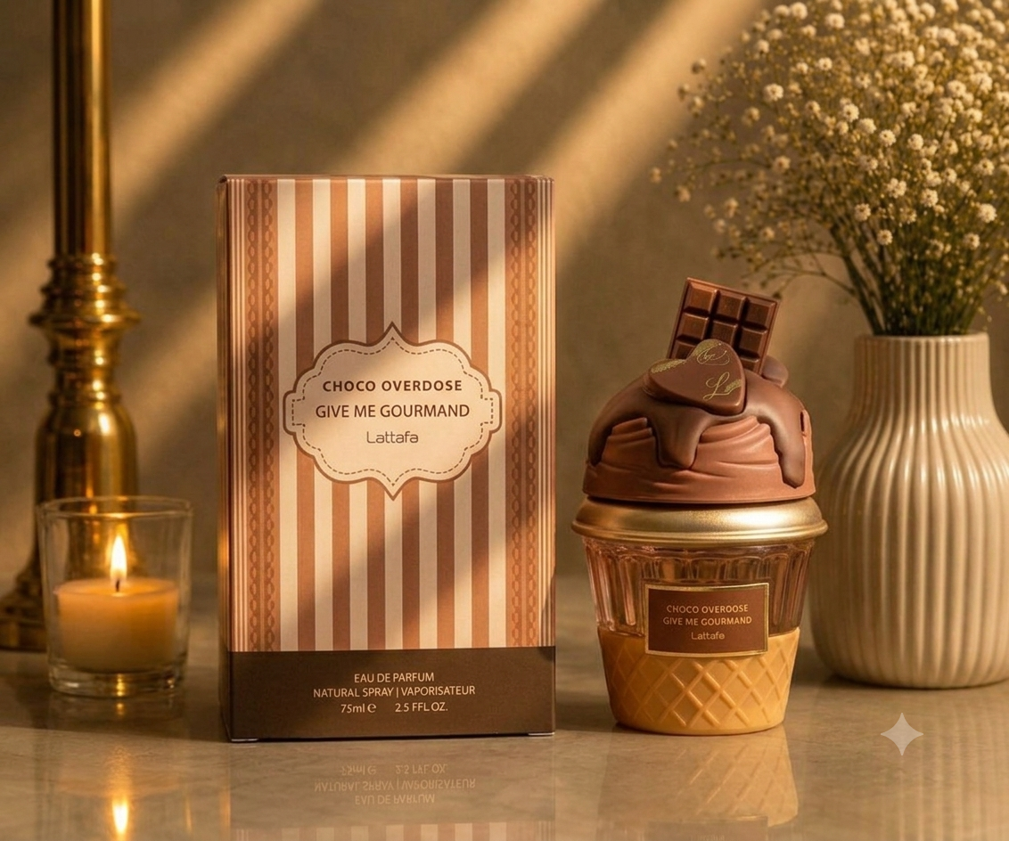 عطر و ادکلن Choco Overdose چوکو اوردوز(بستنی)از شرکت لطافه حجم75ml