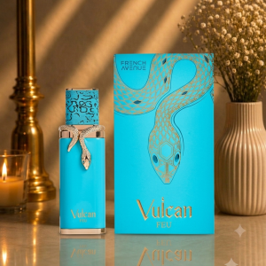 عطر و ادکلن Vulcan Feu ولکان فئو از شرکت فرنچ اونیو مشابه بوی گاد اف فایر حجم Original 100ml