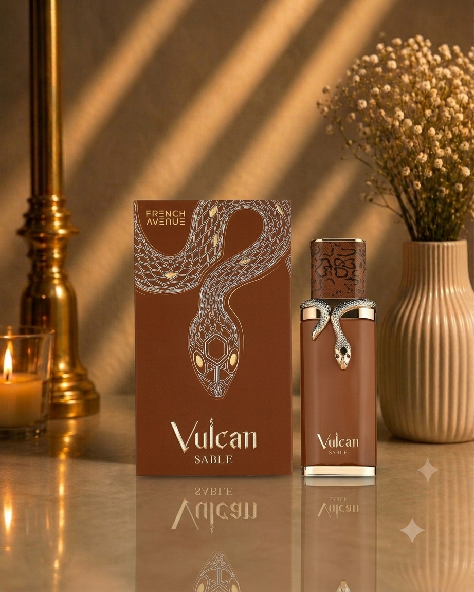 عطر و ادکلن Vulcan Sable ولکان سابل از شرکت فرنچ اونیو مشابه بوی سند دنس استفان هامبرت حجم Original 100ml