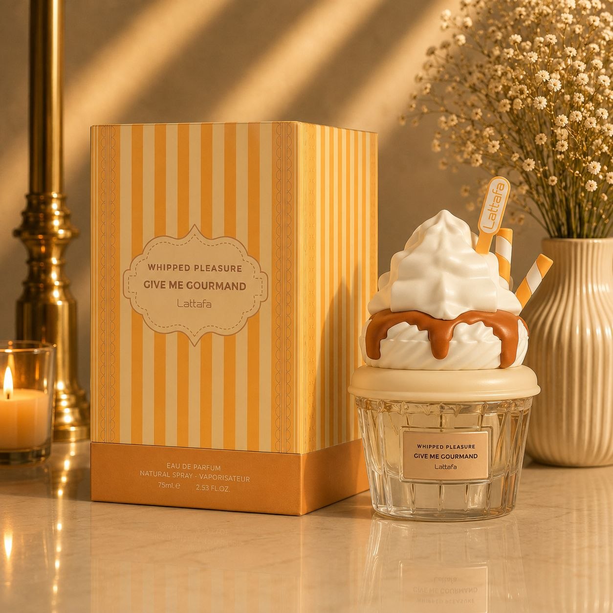 عطر و ادکلن Whipped Pleasure ویپد پلیژر(بستنی)از شرکت لطافه حجم 75ml