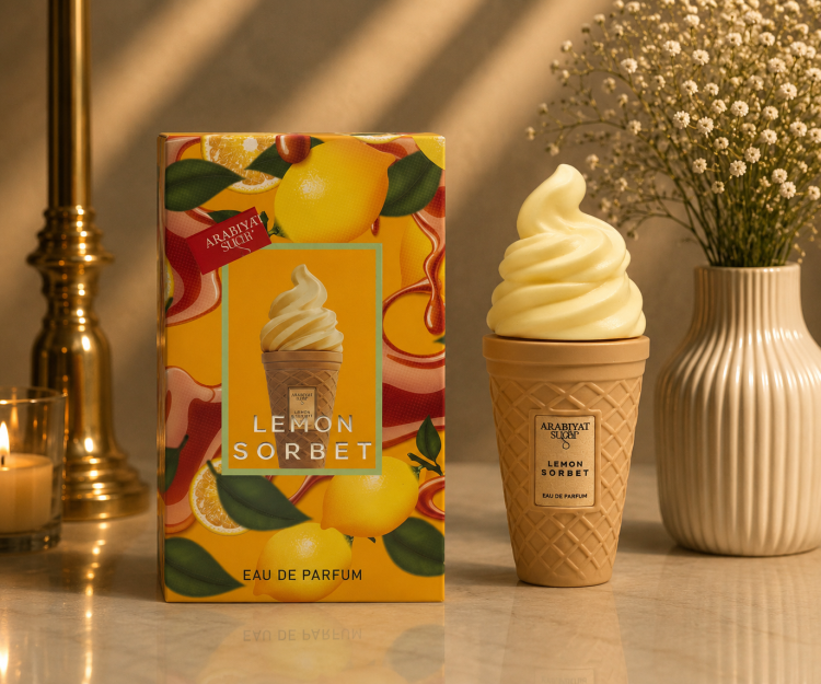 عطر و ادکلن Lemon Sorbet لمون سوربت از شرکت عربیا پرستیژ مشابه بوی بیک اکرو حجم 100ml