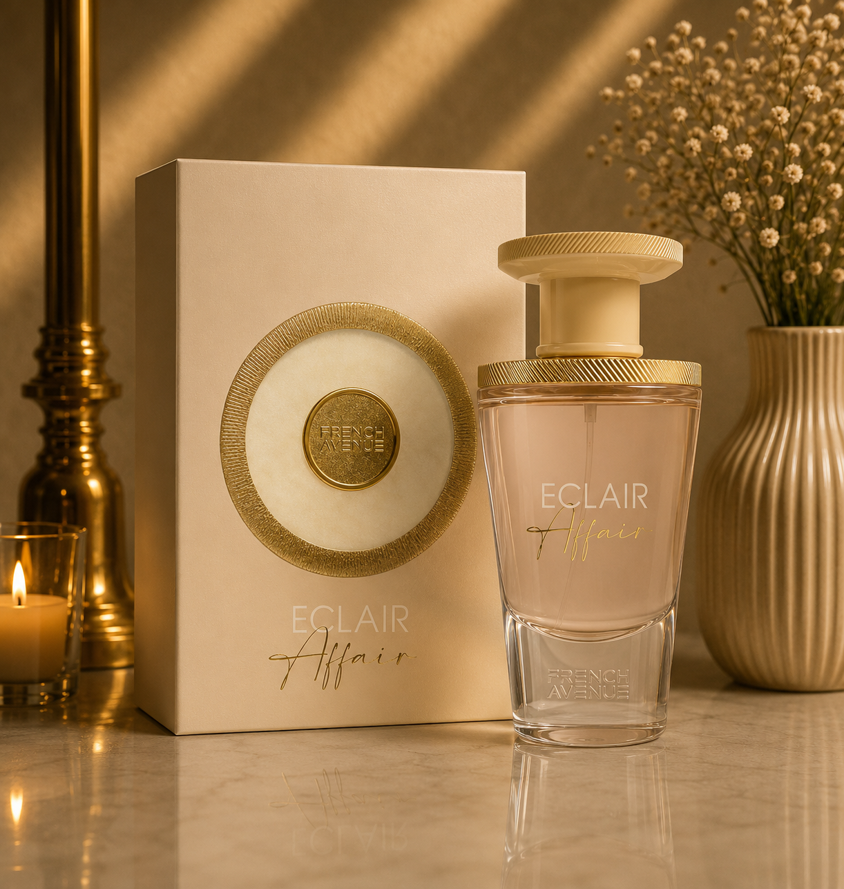 عطر و ادکلن Éclair Affair اکلایر افیر از شرکت فرنچ اونیو مشابه بوی بایانکو لته حجم Original 100ml