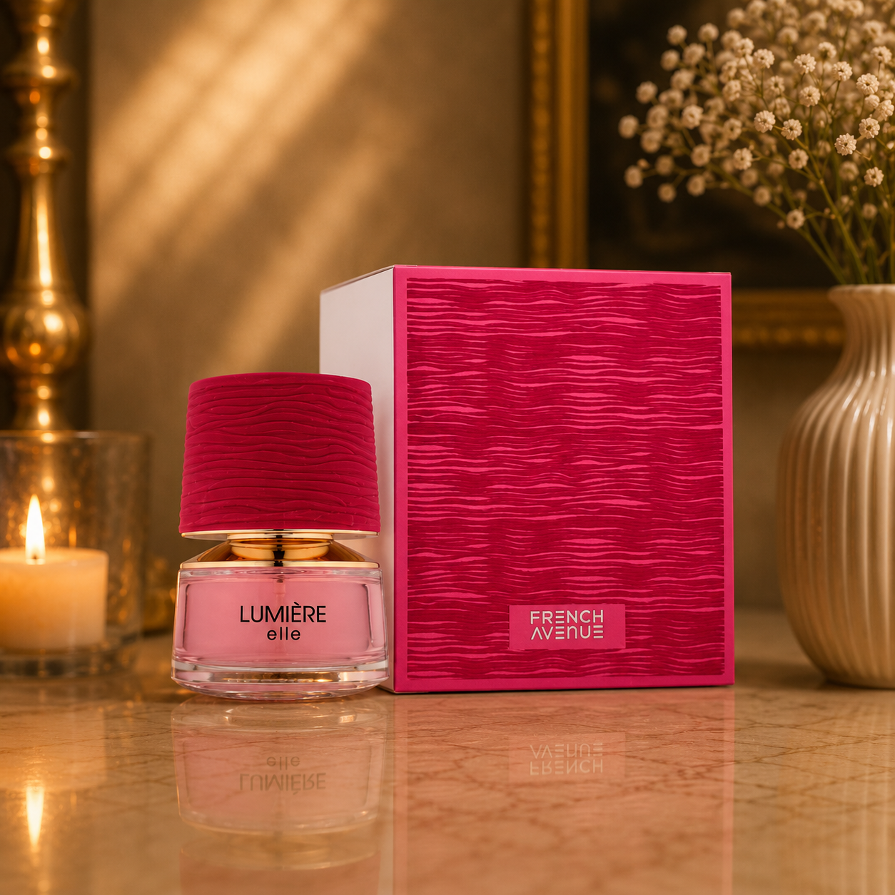 عطر و ادکلن Lumière Elle لومیر اله از شرکت فرنچ اونیو مشابه استلار تایمز لویی ویتون حجم Original 100ml