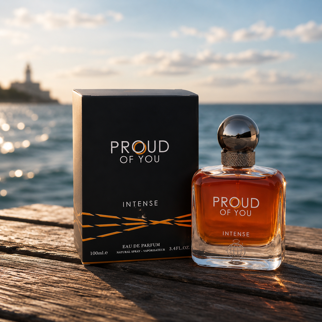 عطر و ادکلن Proud of You Intense پرود اف یو اینتنس از شرکت فرگرانس مشابه بوی استرانگر ویت یو اینتنسلی حجم 100ml