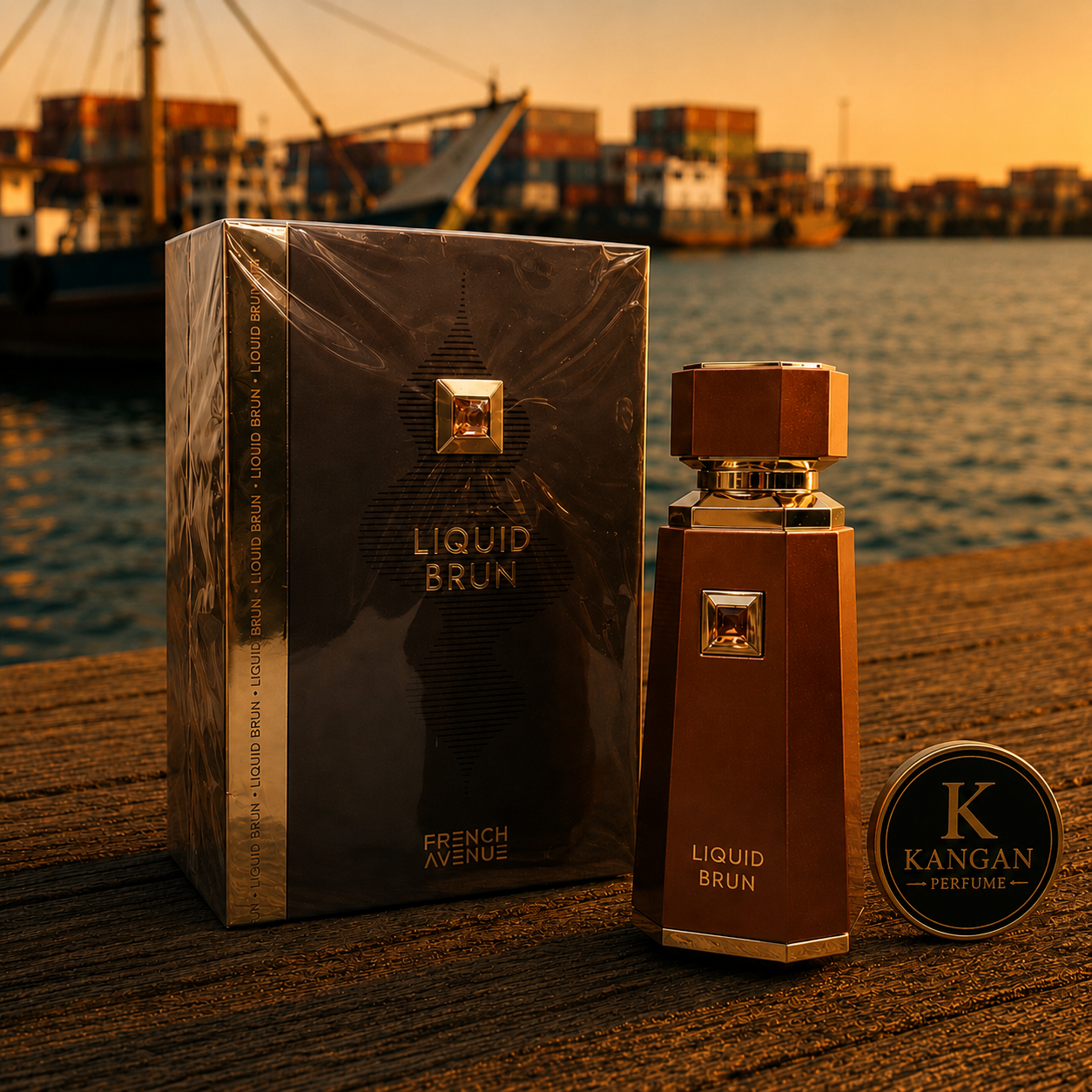 عطر و ادکلن Liquid Brun لیکویید برون از شرکت فرنچ اونیو بهترین مشابه بوی مارلی التیر حجم  Original 100ml