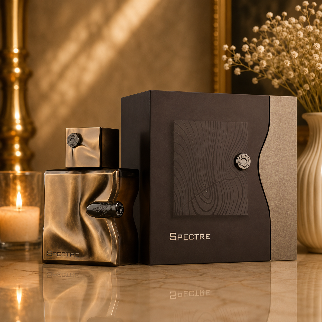 عطر و ادکلن Spectre اسپکتر از شرکت فرنچ اونیو مشابه بوی فالکون لدر حجم Original 80ml