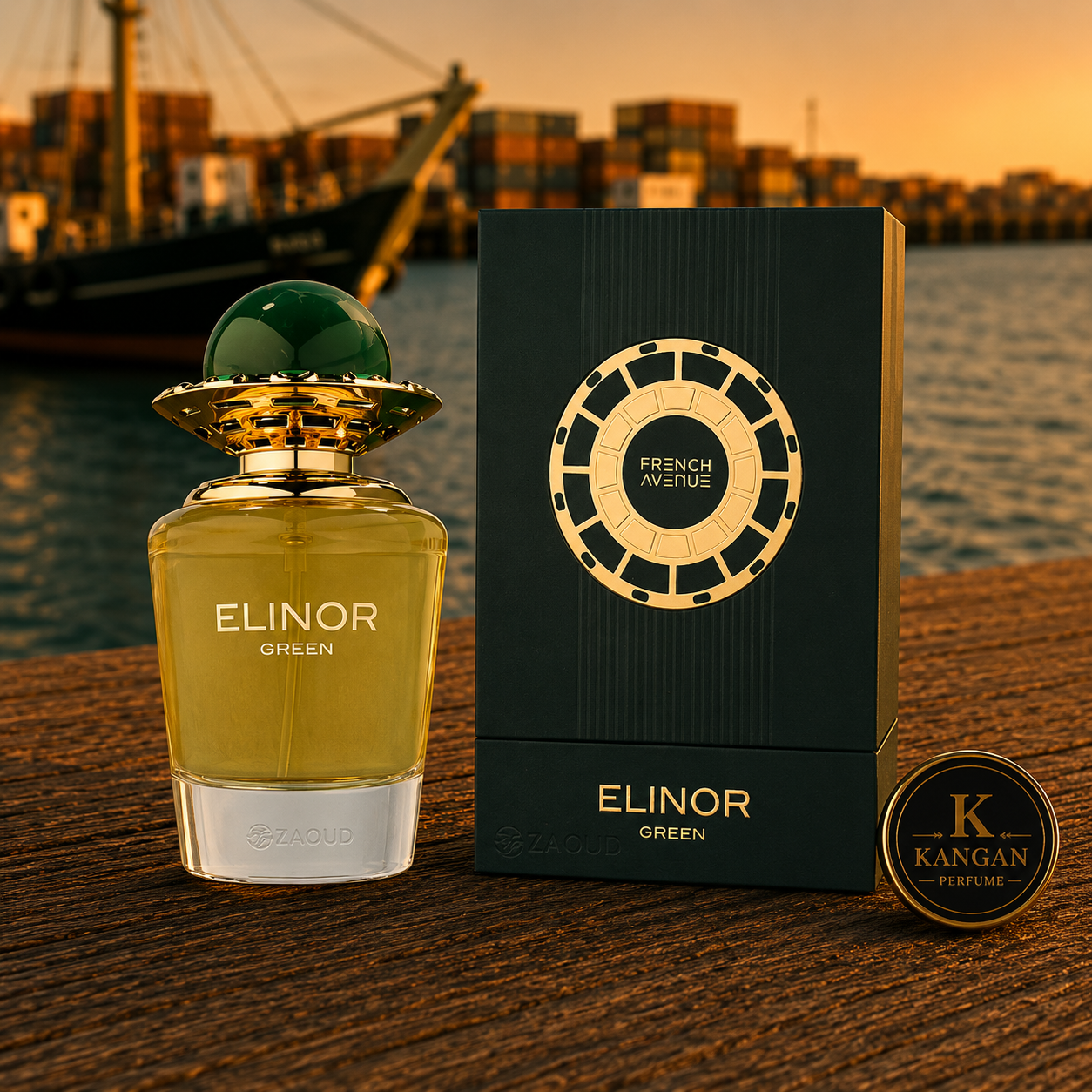 عطر و ادکلن Elinor Green الینور گریین از شرکت فرنچ اونیو مشابه بوی فادر فیگور فلور Original 100ml