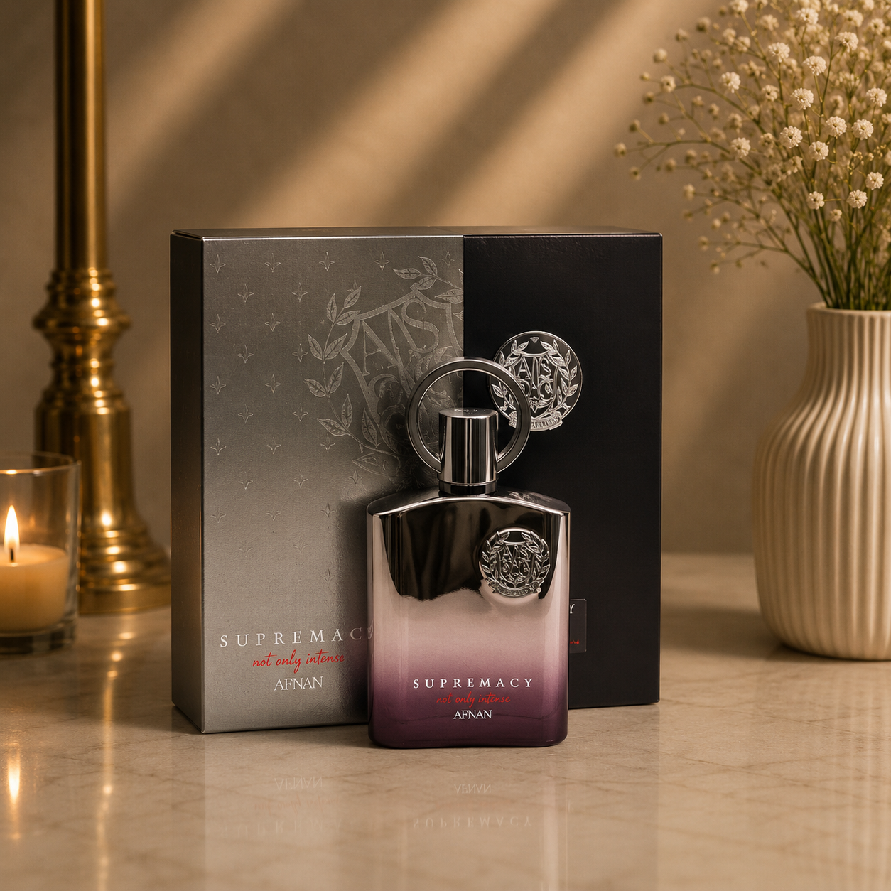 عطر و ادکلن Supremacy Not Only Intense سوپر میسی نات اونلی اینتنس از شرکت افنان مشابه بوی نیشانه هاجیوات حجم 100ml عطر و ادکلن Supremacy Not Only Intense سوپر میسی نات اونلی اینتنس از شرکت افنان مشابه بوی نیشانه هاجیوات حجم 100ml
