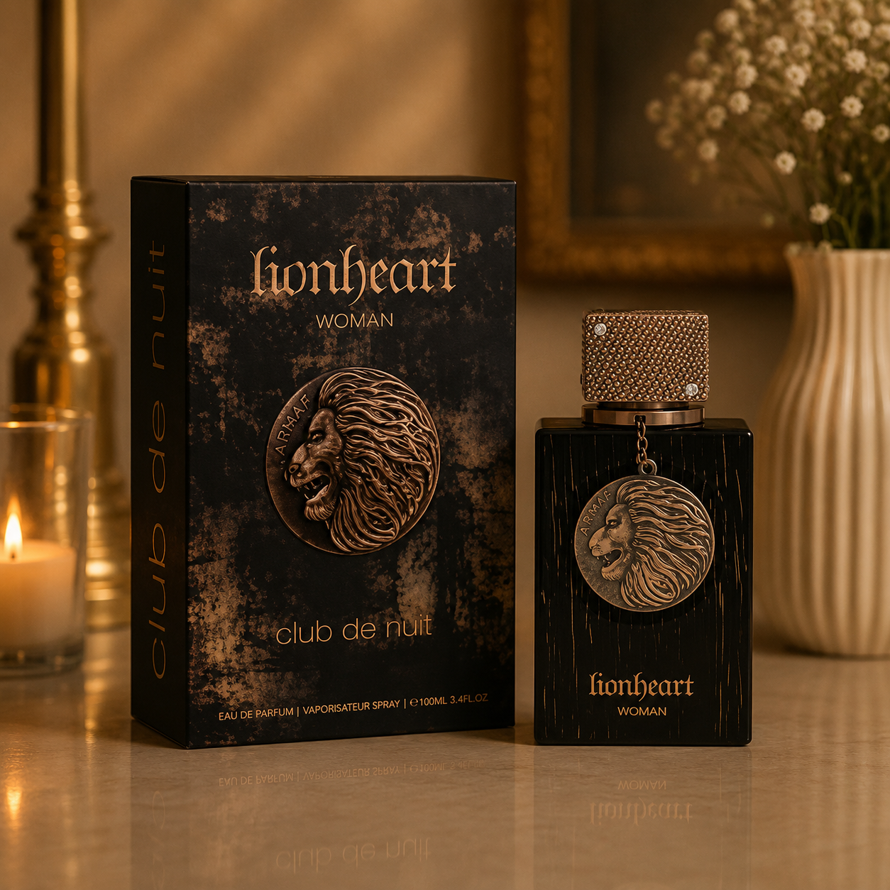 عطر و ادکلن Club De Nuit Lionheart Woman کلاب د نایت لاین هارت وومن از شرکت ارماف مشابه بوی بربری گادس حجم 100ml