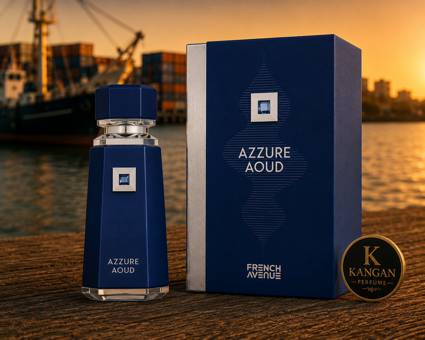 عطر و ادکلن Azzure Oud ازور عود از شرکت فرنچ اونیو مشابه بوی عود ماراکوجا میسون کریولی حجم Original 100ml