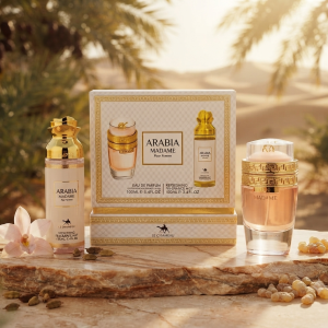 عطر و ادکلن گیفت ست زنانه  ARABIA MADAME عربیا مادام پک از شرکت له شامو حجم Original 200ml