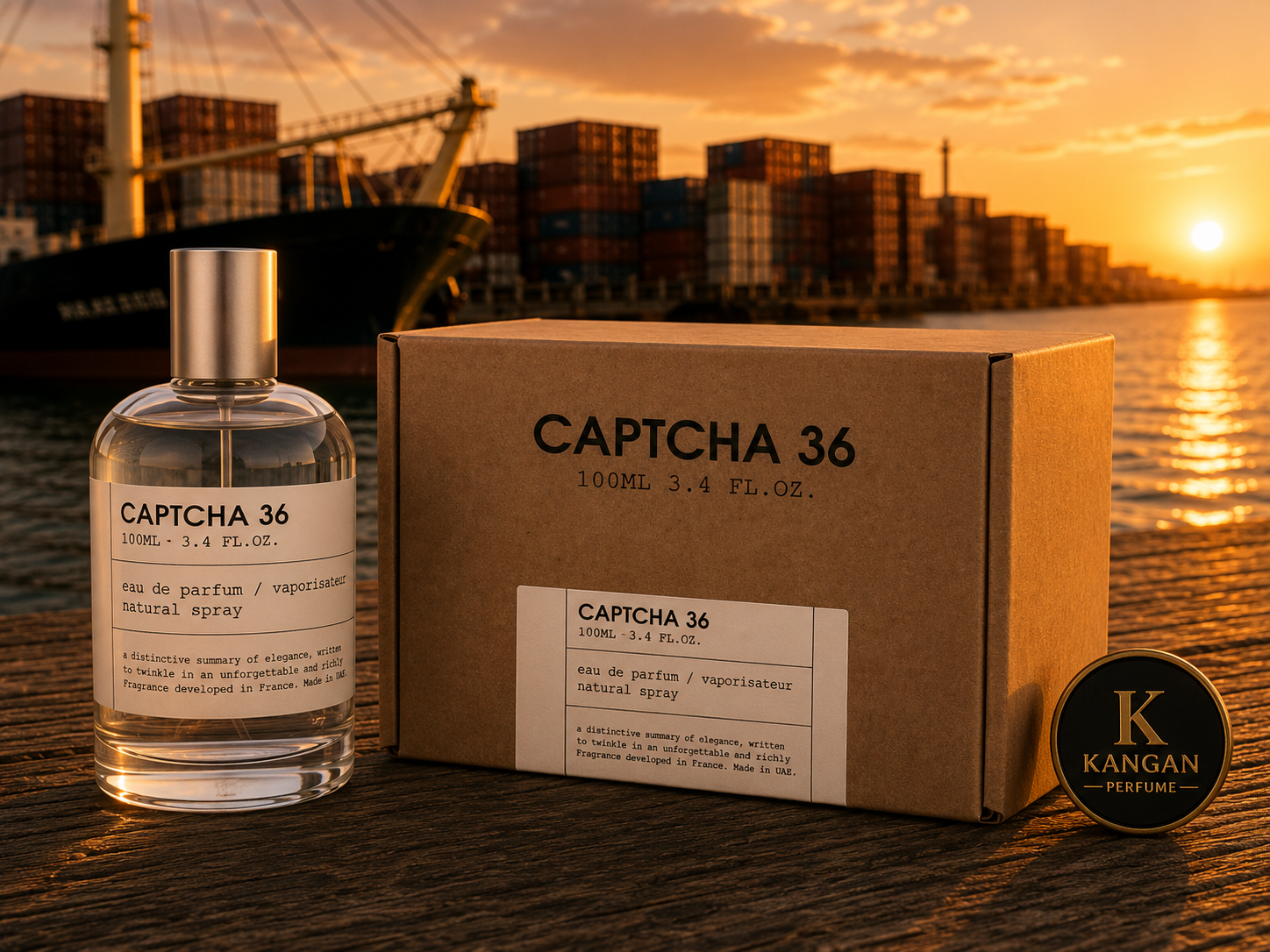 عطر و ادکلن Captcha 36 کپتچا 36 از شرکت امپر مشابه بوی د ماچا 26 حجم Original 100ml