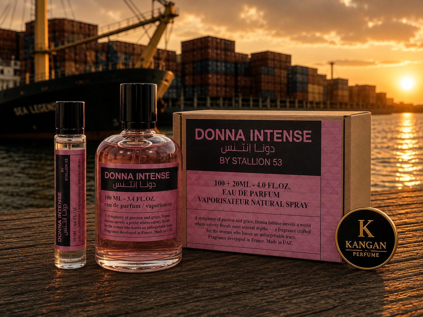 عطر و ادکلن DONNA INTENSE دونا اینتنس از شرکت امپر مشابه بوی ولنتینو دونا حجم Original 120ml