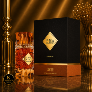 عطر و ادکلن Royal Blend Bourbon رویال بلند بوربون از شرکت فرنچ اونیو EXTRAIT DE PARFUM حجم Original 100ml