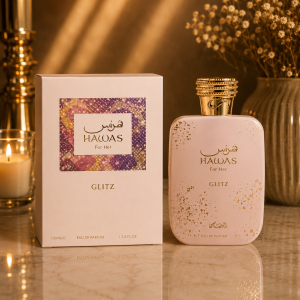 عطر و ادکلن Hawas Glitz هوس گلیتز رصاصی مشابه بوی امواج گایدنس حجم Original 100ml