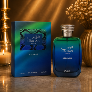 عطر و ادکلن Hawas Atlantis هوس اتلانتیس رصاصی مشابه بوی اینوکتوس ویکتوری پاکورابان حجم Original 100ml