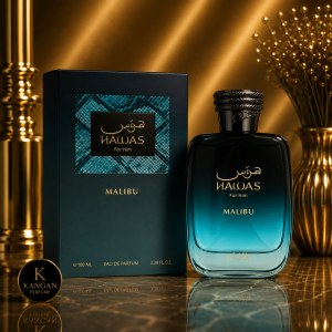 عطر و ادکلن Hawas Malibu هوس مالیبو از شرکت رصاصی مشابه بوی ژان پول گوتیه له بو له پارفوم حجم Original 100ml