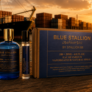 عطر و ادکلن BLUE STALLION بلو استالیون از شرکت امپر مشابه بوی بلو تالیسمان اکستریت حجم 120ml