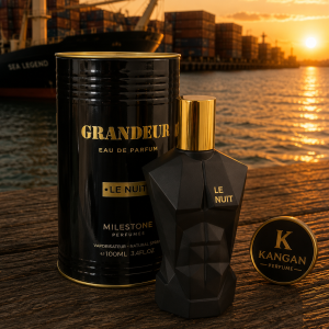 عطر و ادکلن Grandeur Le Nuit گراندر له نایت از شرکت مایلستون مشابه بوی ژان پول گوتیه له میل له پارفوم حجم Original 100ml